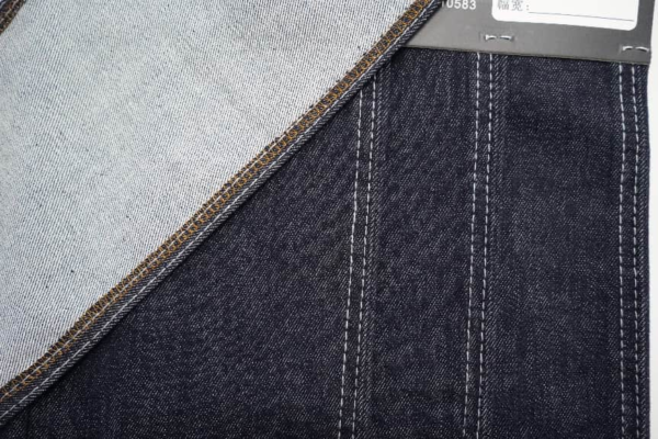 12oz Stretch Denim Fabric 66% Cotton Entifaded Indigo for Jeans