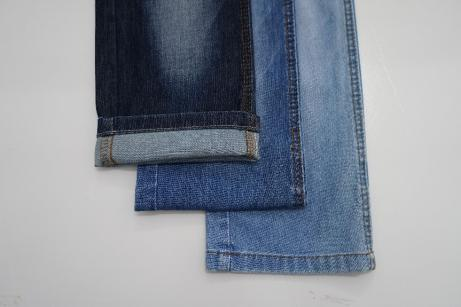 10oz Stretch Denim Fabric 60% Cotton 15% Lyocell Indigo for Jeans