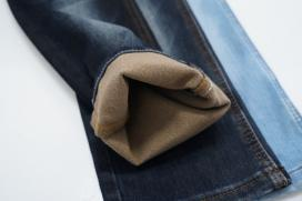 12oz Stretch Denim Fabric 60% Cotton Indigo Gray for Jeans