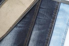 12oz Stretch Denim Fabric 60% Cotton Indigo Gray for Jeans