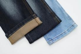 12oz Stretch Denim Fabric 60% Cotton Indigo Gray for Jeans